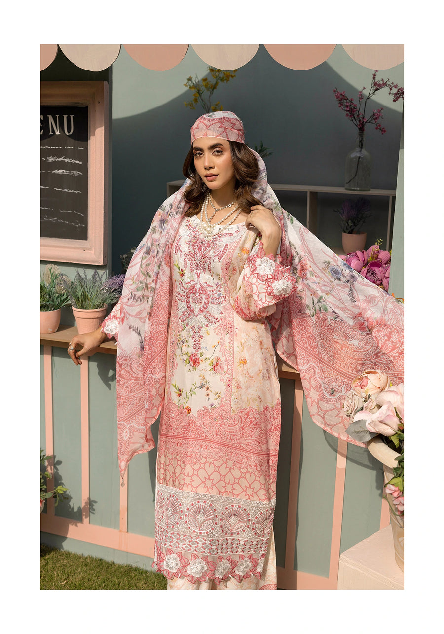 Festive 3-Piece Lawn Suit -  (FC-D007)