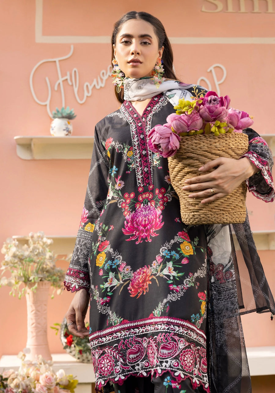 Festive 3-Piece Lawn Suit - (FC-D008)
