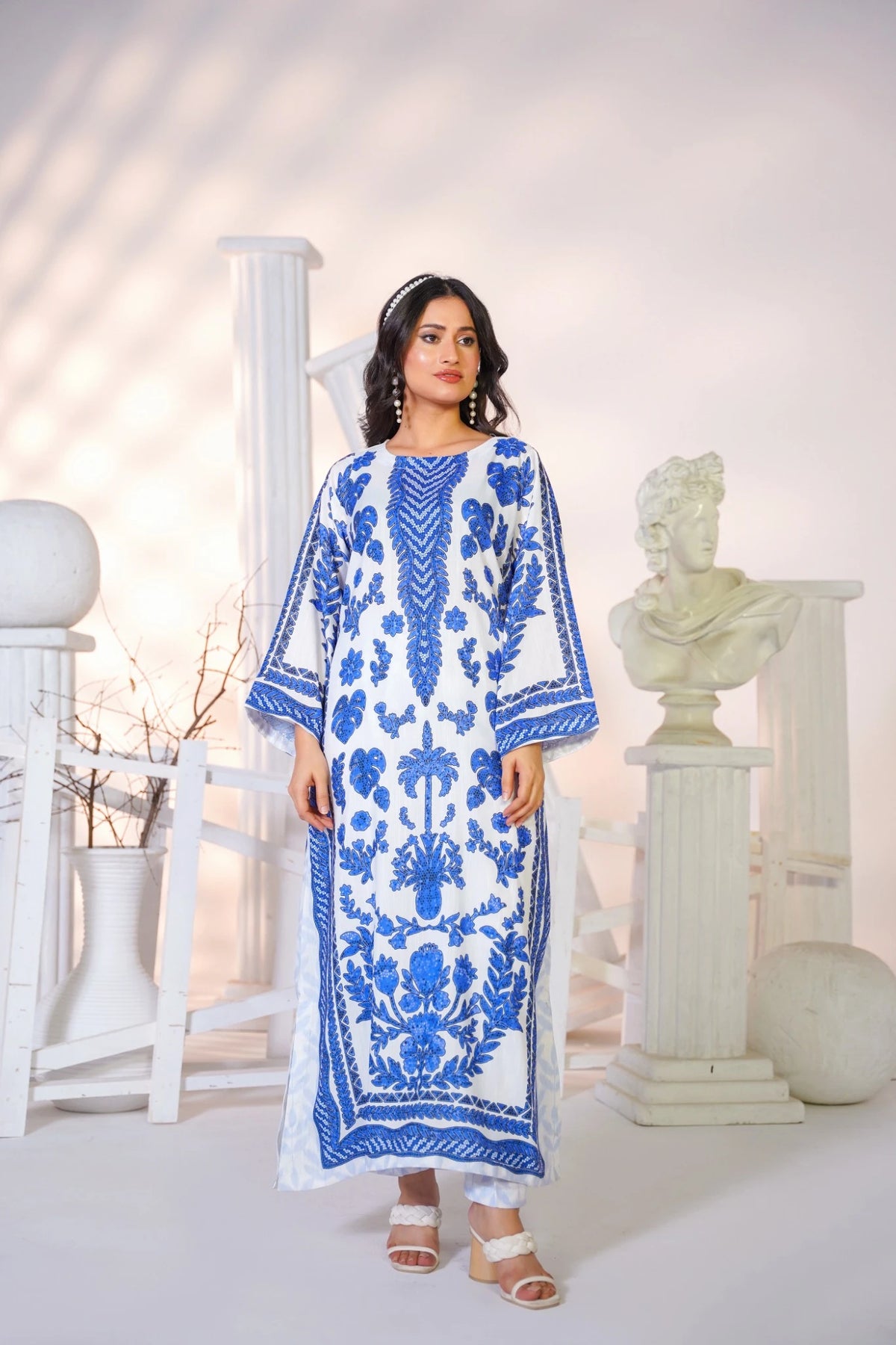 FC-D022 | 2-Piece Festive Silk Suit