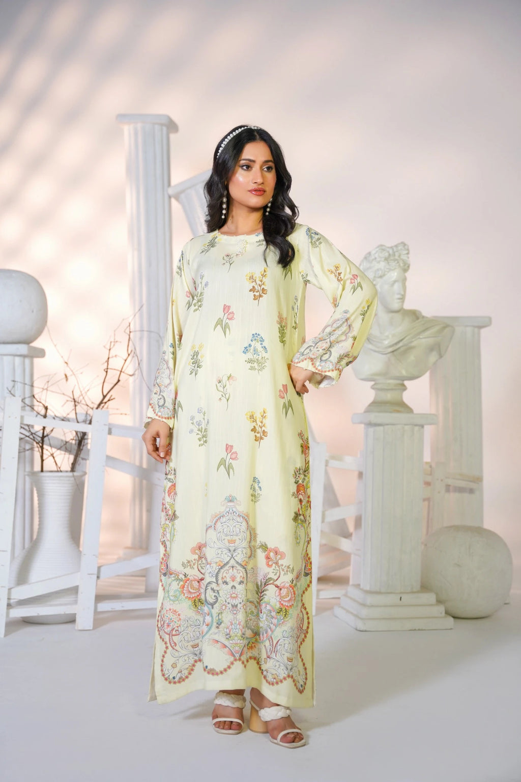 FC-D029 | 2-Piece Festive Silk Suit
