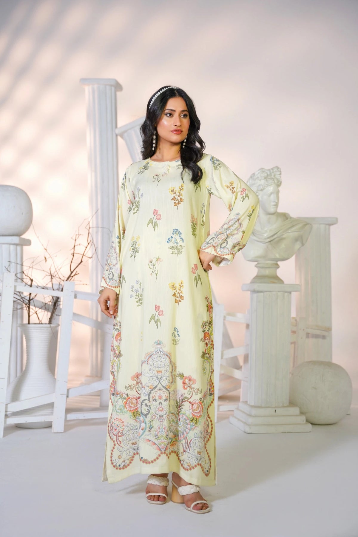 FC-D029 | 2-Piece Festive Silk Suit
