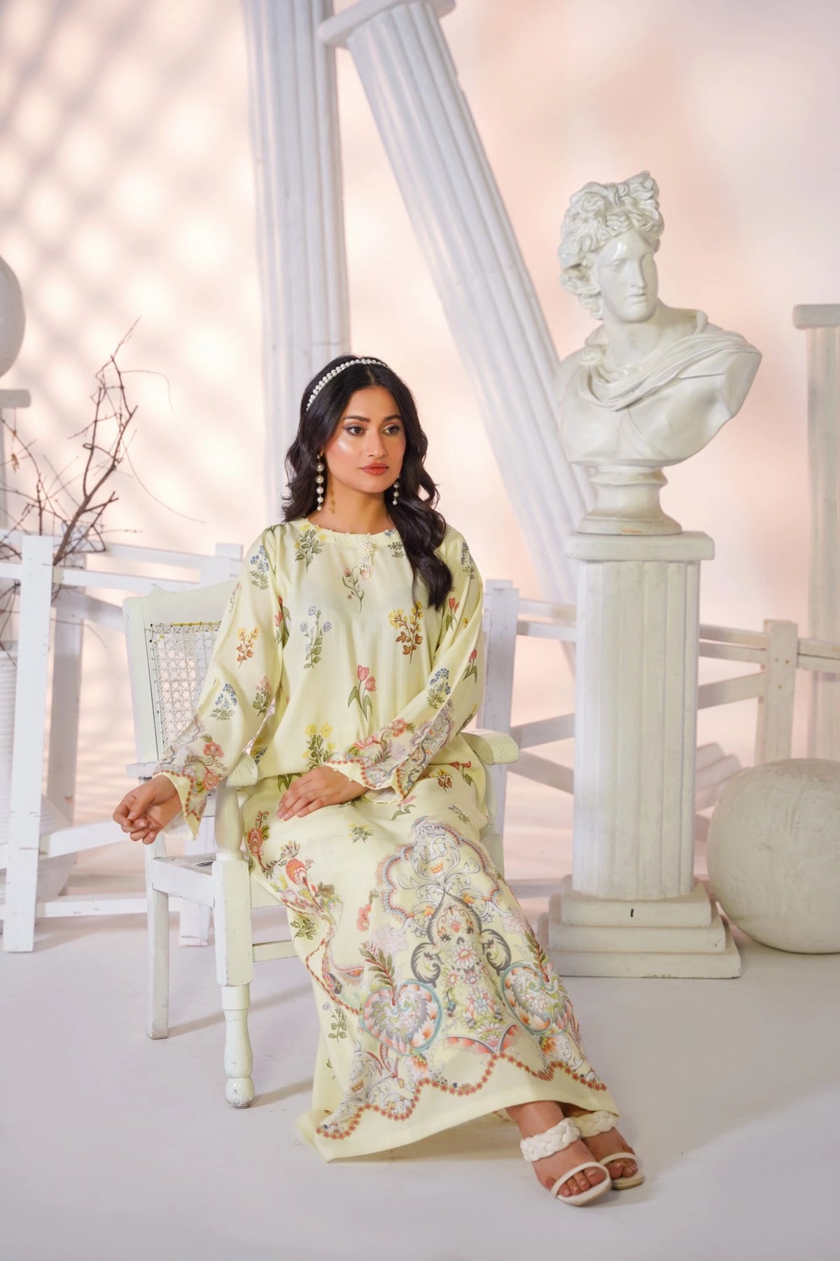 FC-D029 | 2-Piece Festive Silk Suit