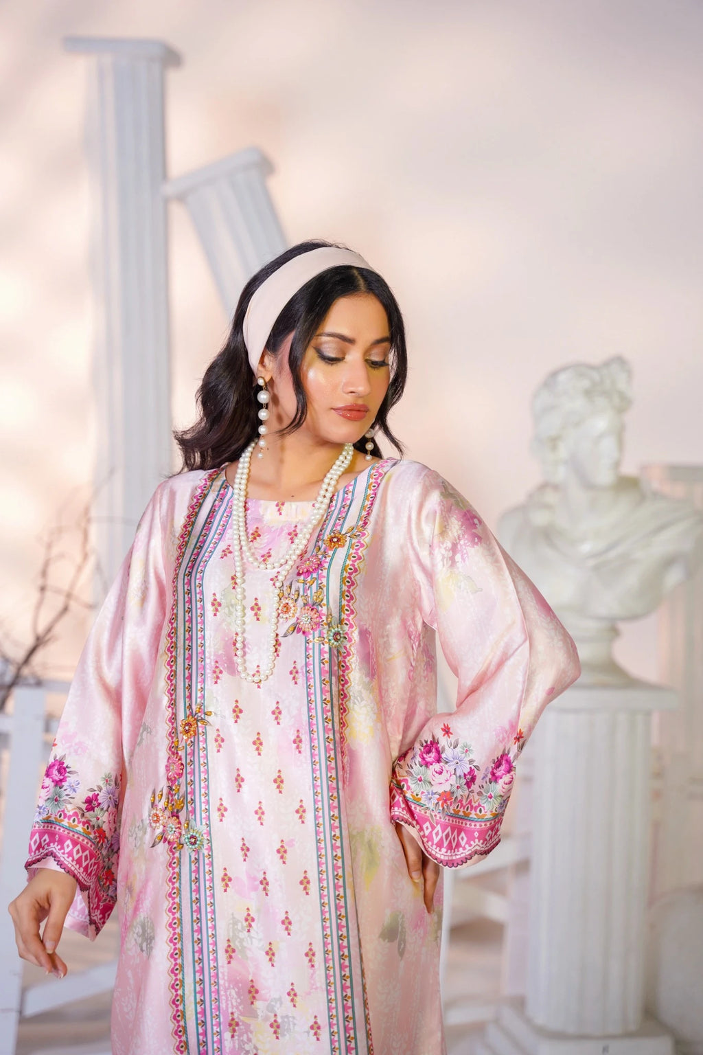 FC-D023 | 2-Piece Festive Silk Suit