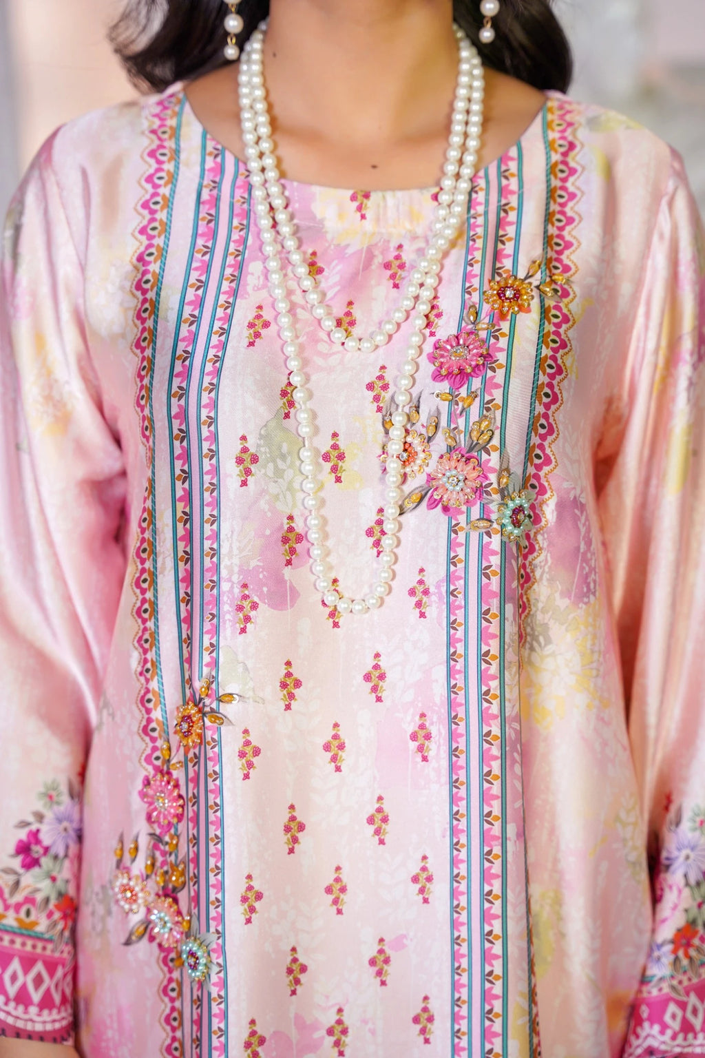 FC-D023 | 2-Piece Festive Silk Suit
