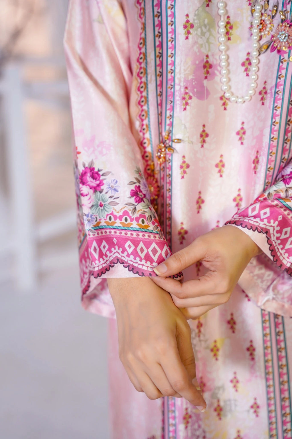 FC-D023 | 2-Piece Festive Silk Suit