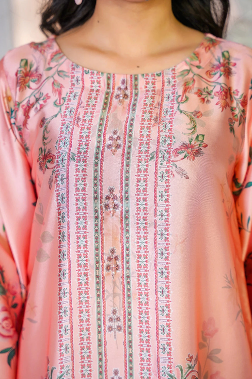 FC-D025 | 2-Piece Festive Silk Suit