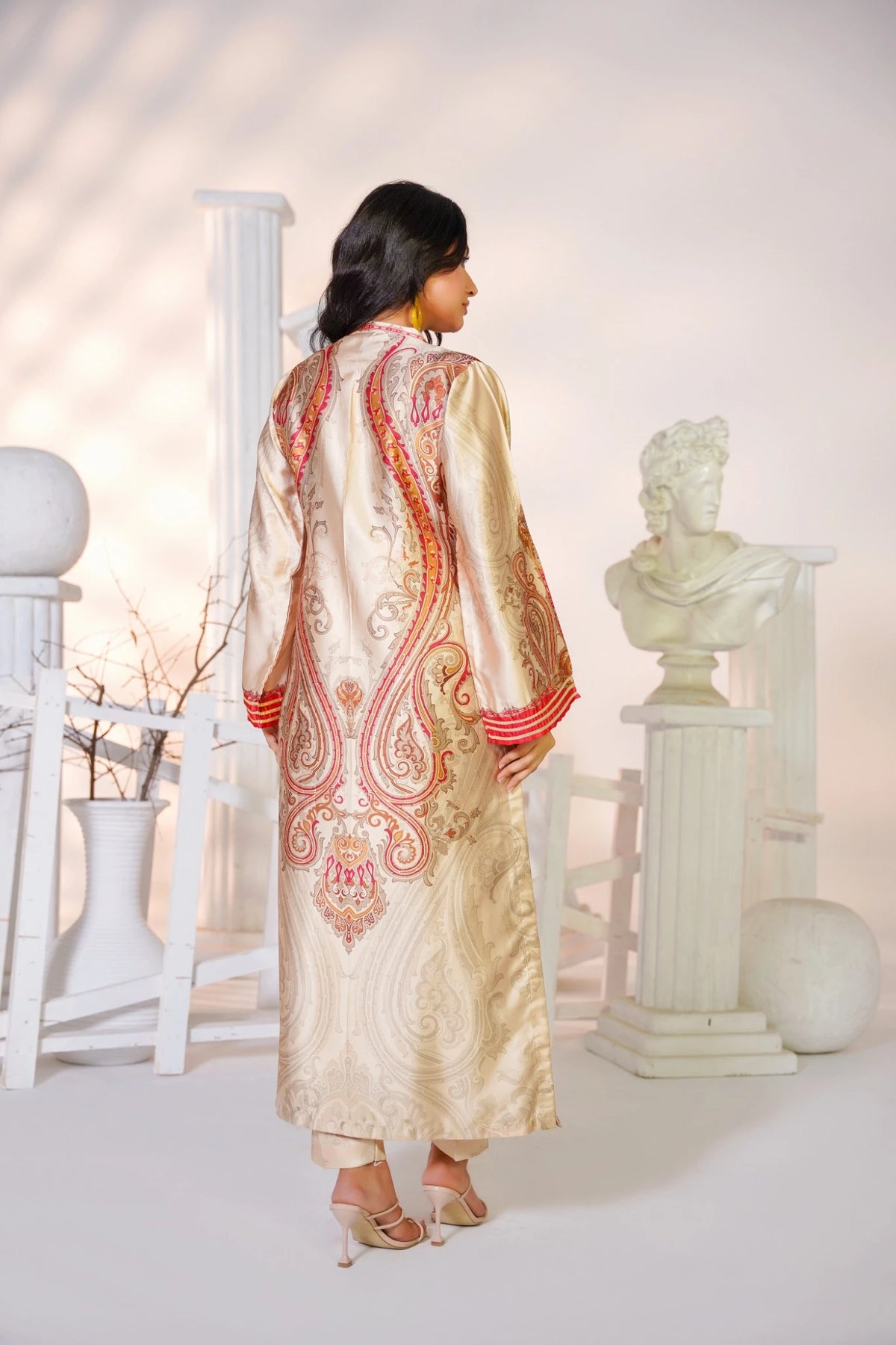 FC-D031 | 3-Piece Festive Silk Suit