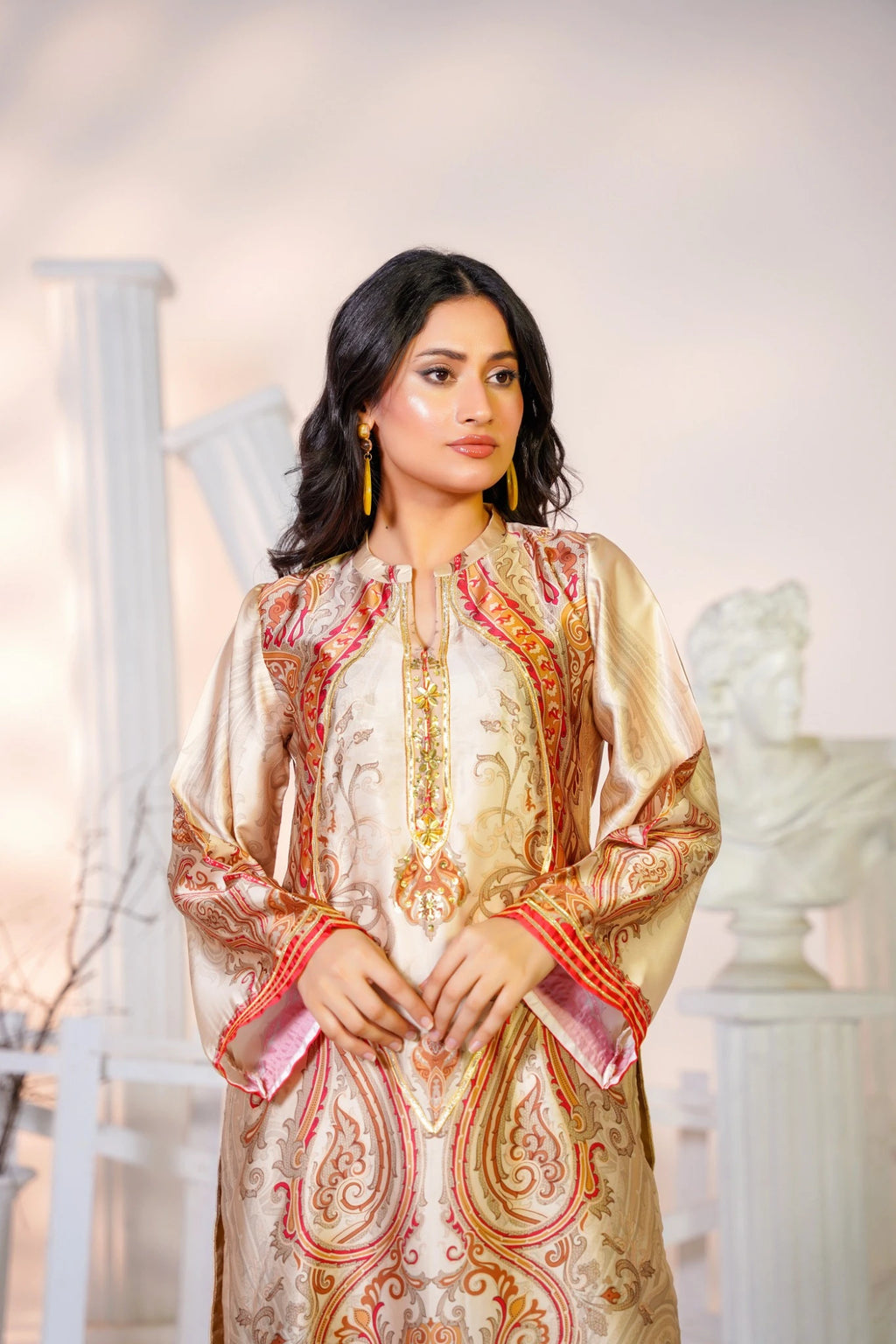 FC-D031 | 3-Piece Festive Silk Suit