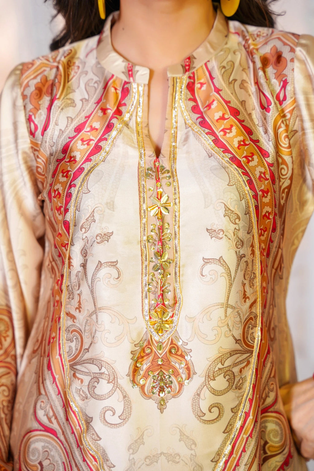 FC-D031 | 3-Piece Festive Silk Suit