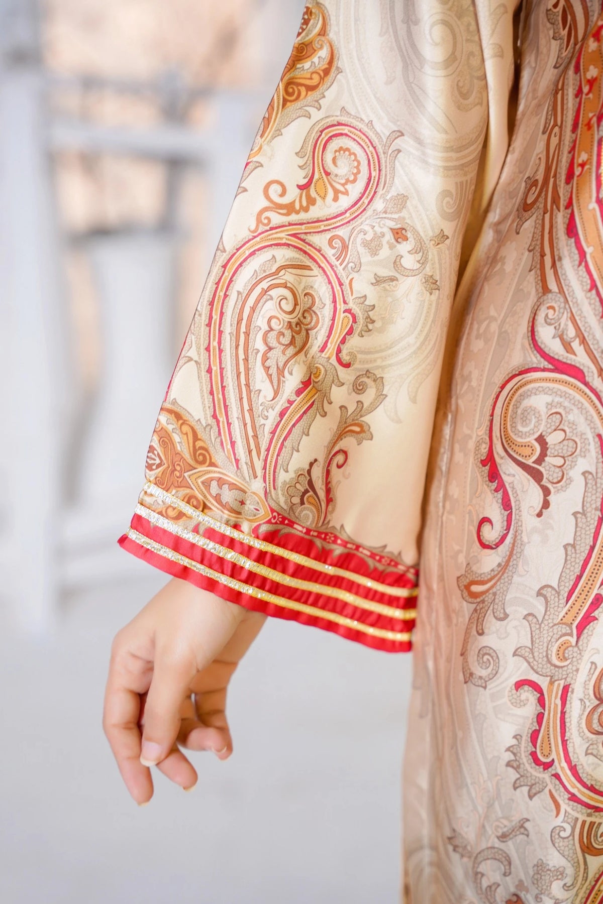 FC-D031 | 3-Piece Festive Silk Suit