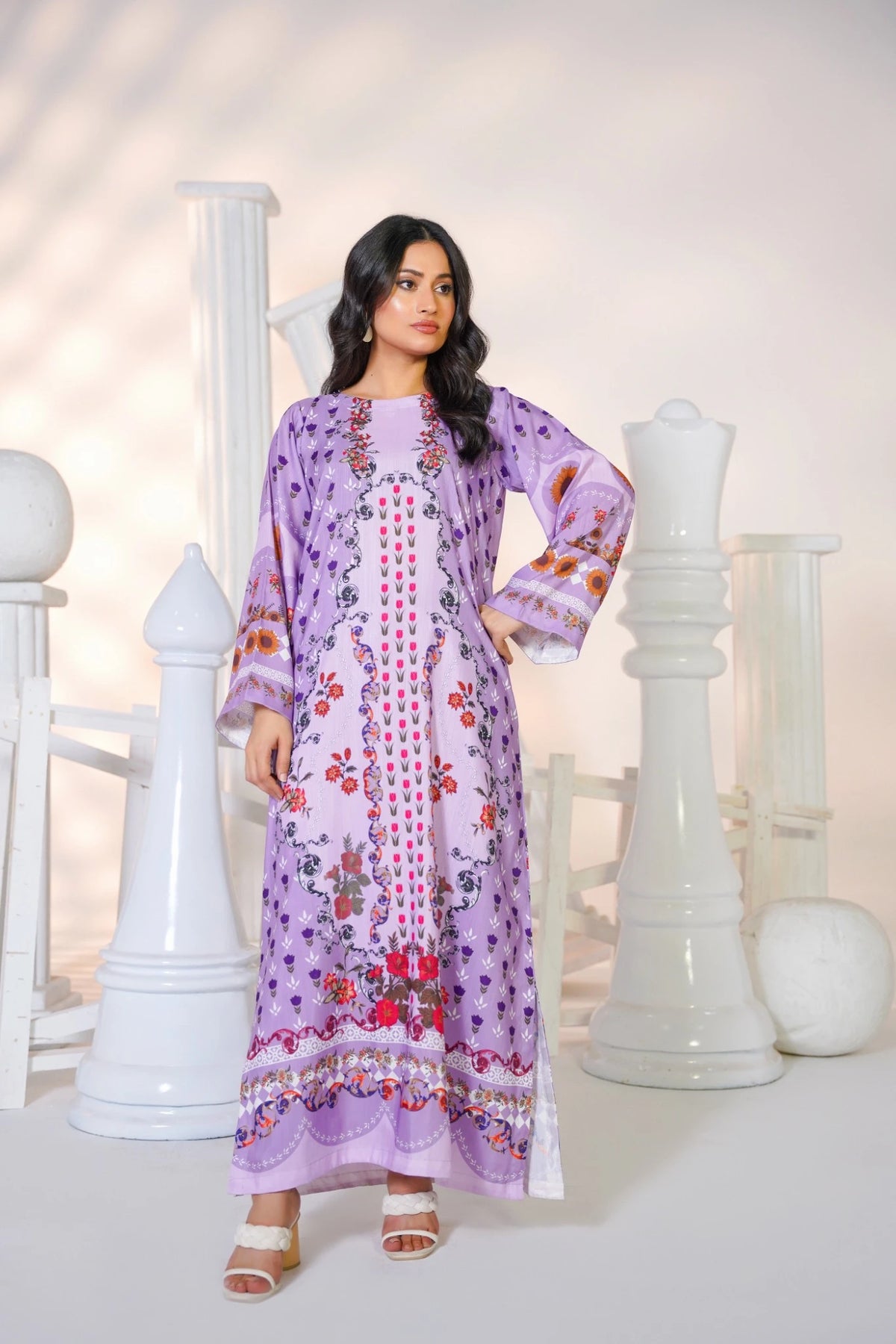 FC-D028 | 2-Piece Festive Silk Suit