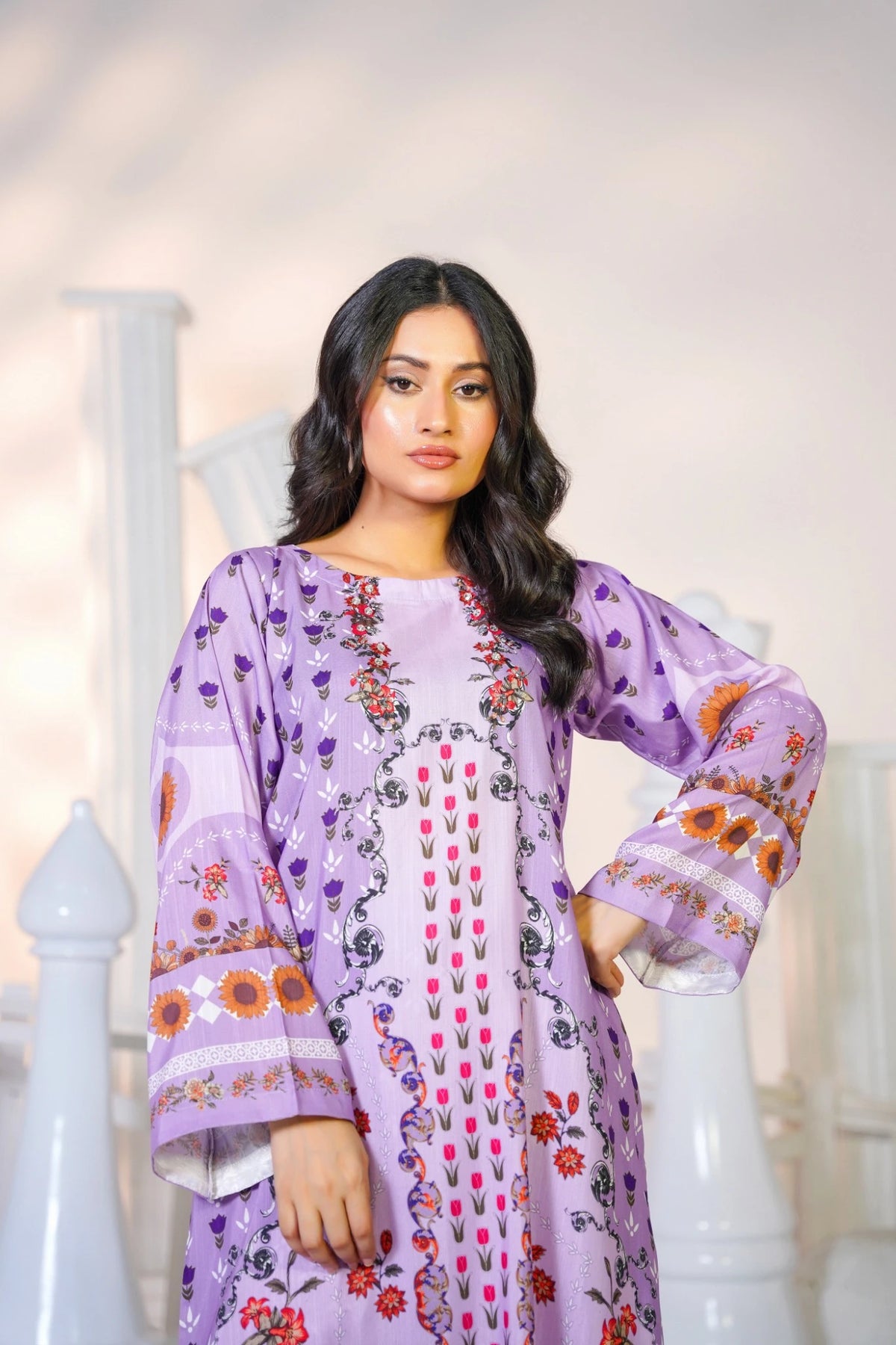 FC-D028 | 2-Piece Festive Silk Suit