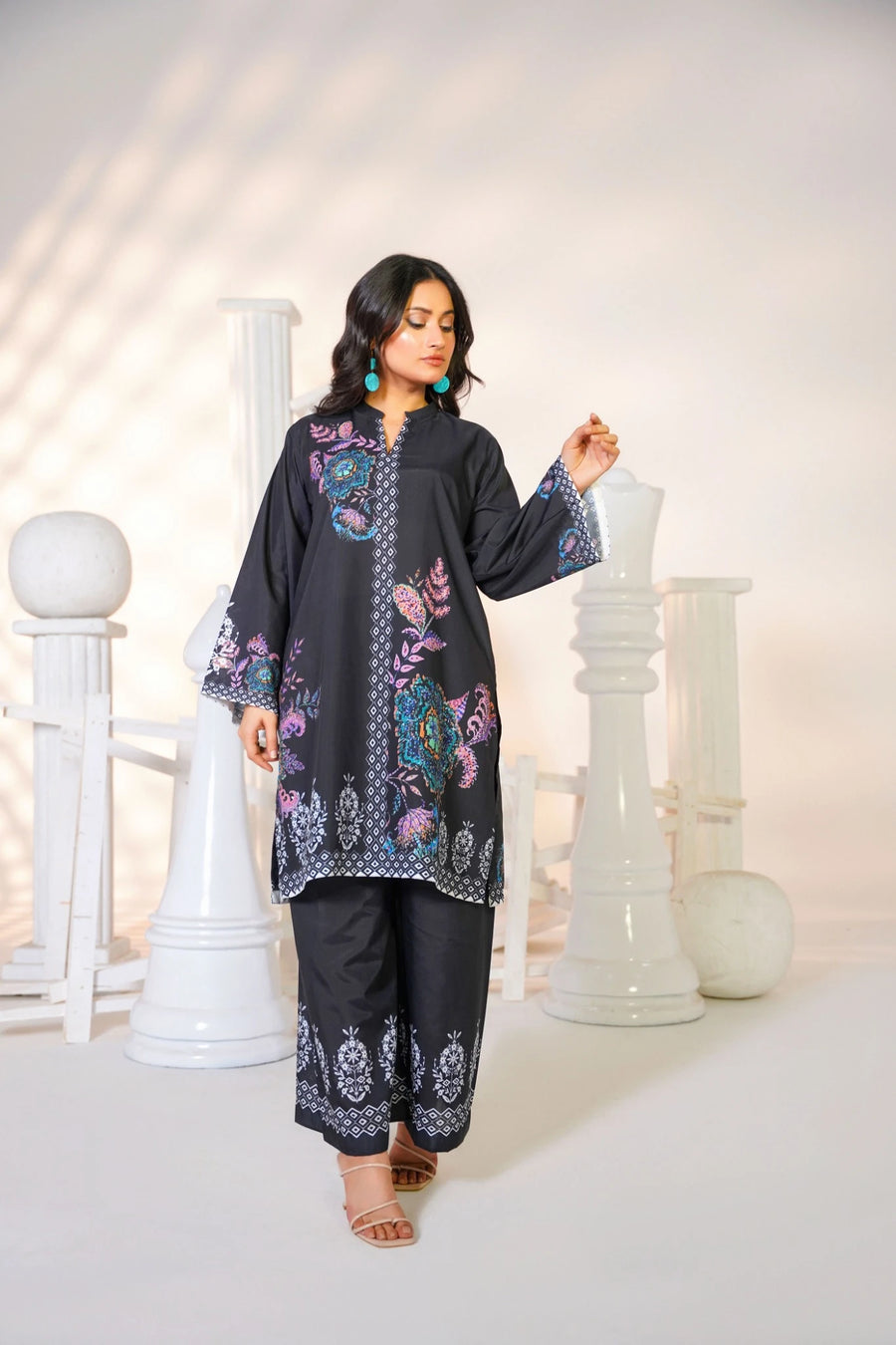 Festive 2-Piece Lawn Suit - (FC-D029)