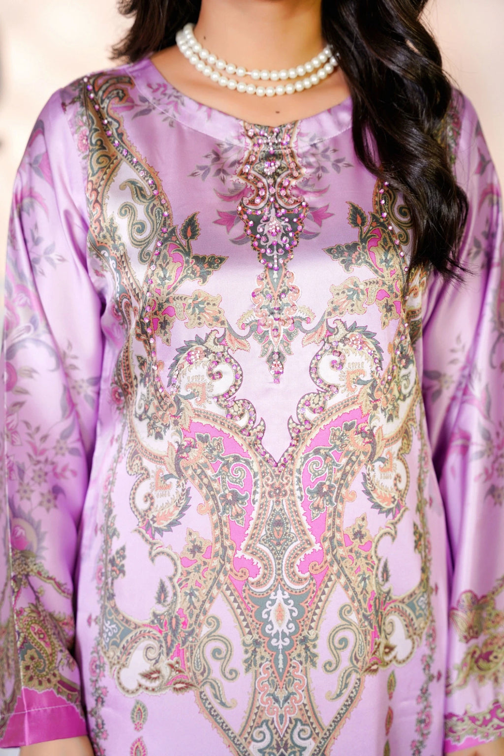 FC-D030 | 3-Piece Festive Silk Suit