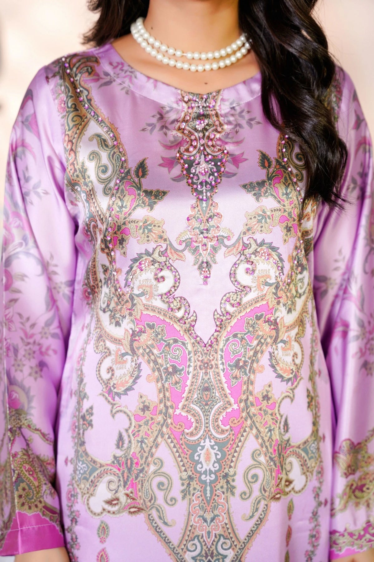 FC-D030 | 3-Piece Festive Silk Suit