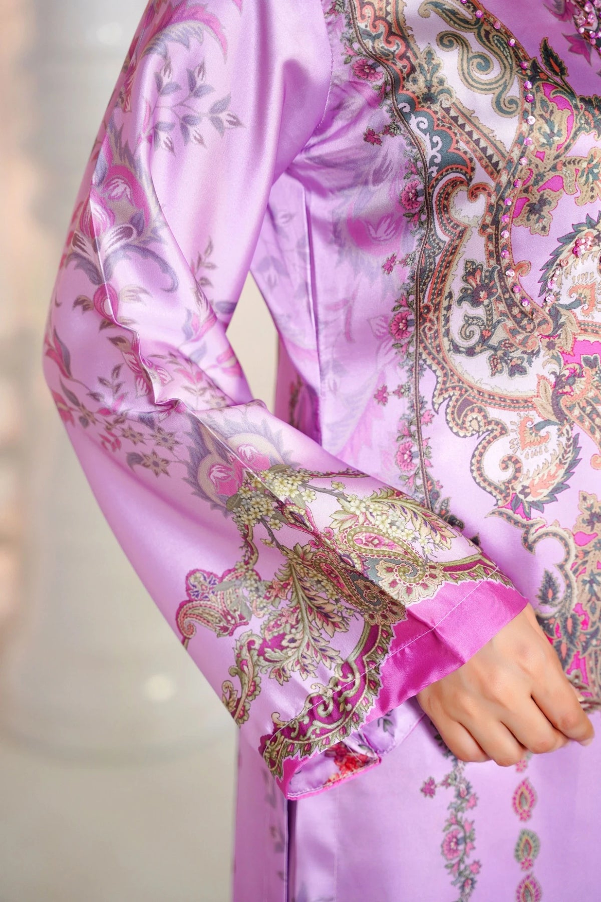 FC-D030 | 3-Piece Festive Silk Suit