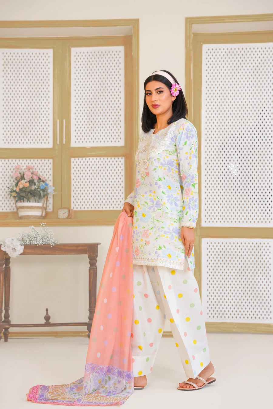 FC-D005 | Festive 3-Piece Lawn Suit