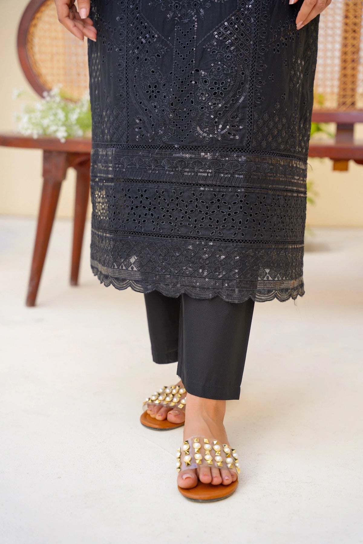 FC-D004 |  3-Piece Festive Lawn Suit