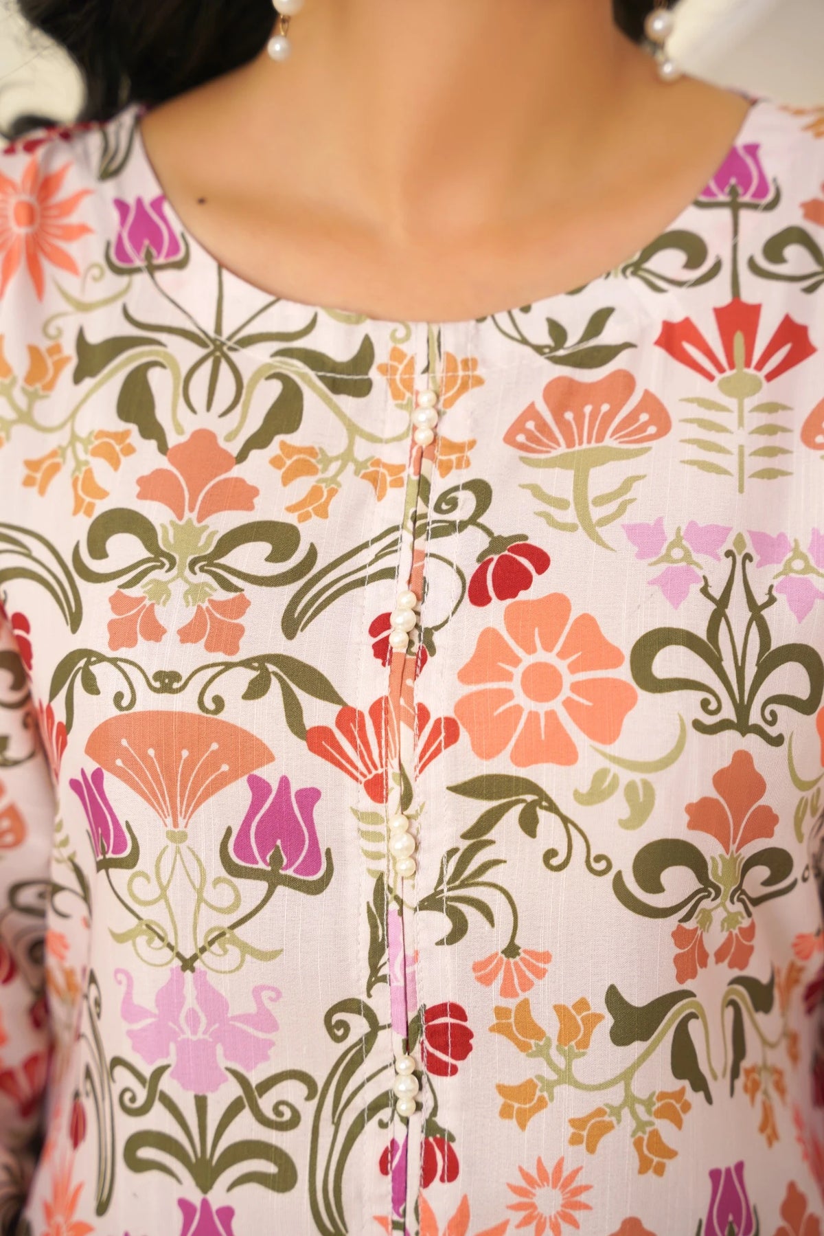 2-Piece Basic Print Suit -  SB-F002