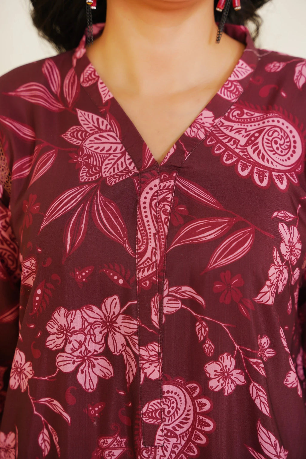 2-Piece Basic Print Suit -  SB-F001