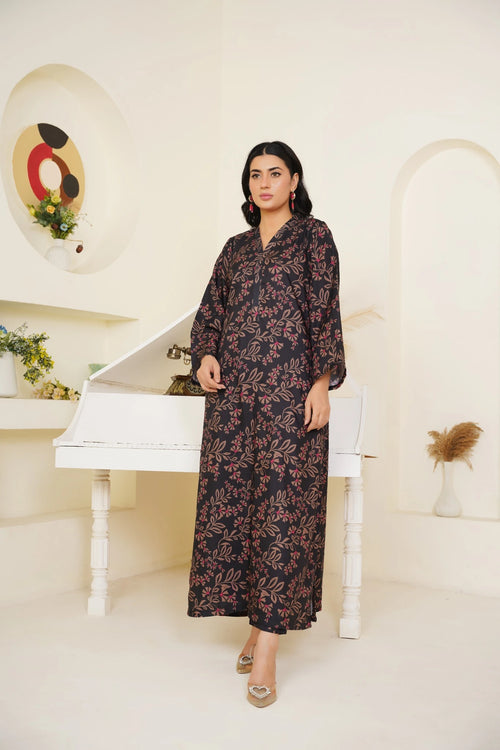 2-Piece Basic Print Suit -  SB-F003