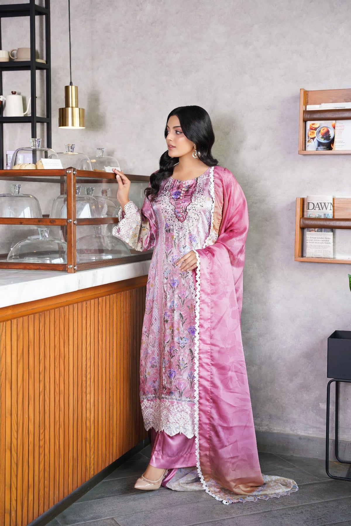 FC-D011 | 3-Piece Festive Silk Suit