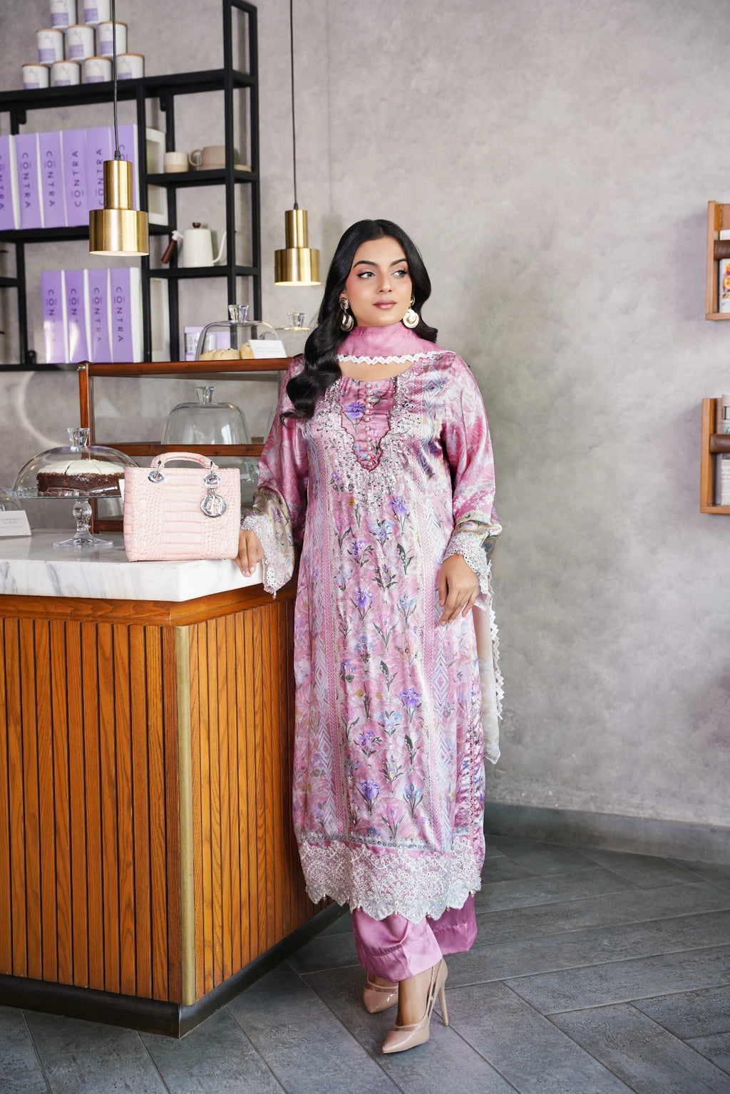 FC-D011 | 3-Piece Festive Silk Suit