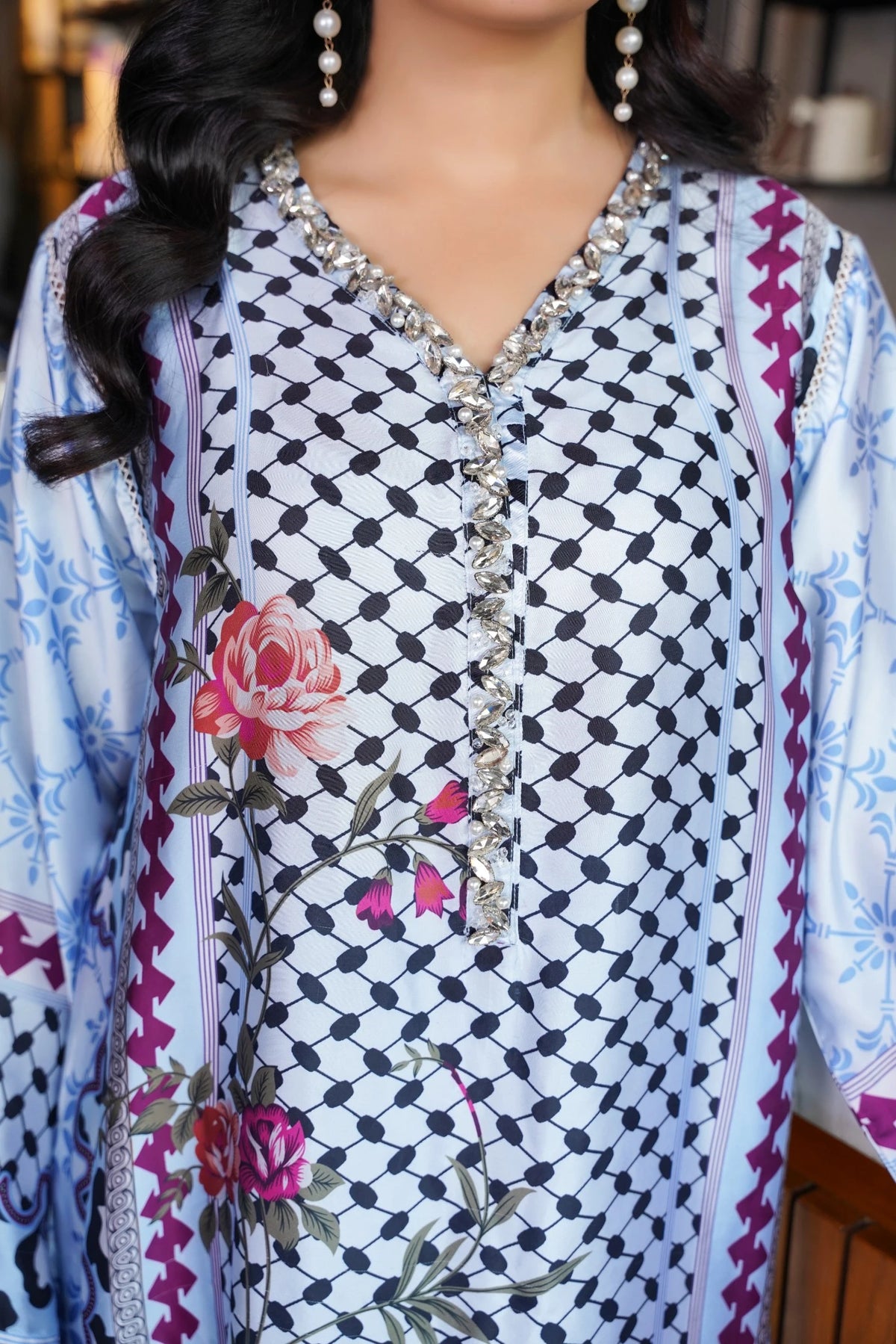FC-D012 | 2-Piece Festive Silk Suit