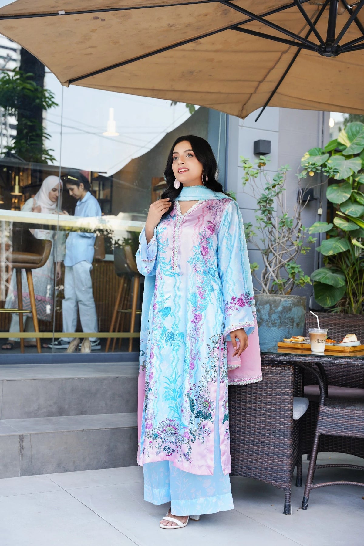 FC-D014 | 3-Piece Festive Silk Suit