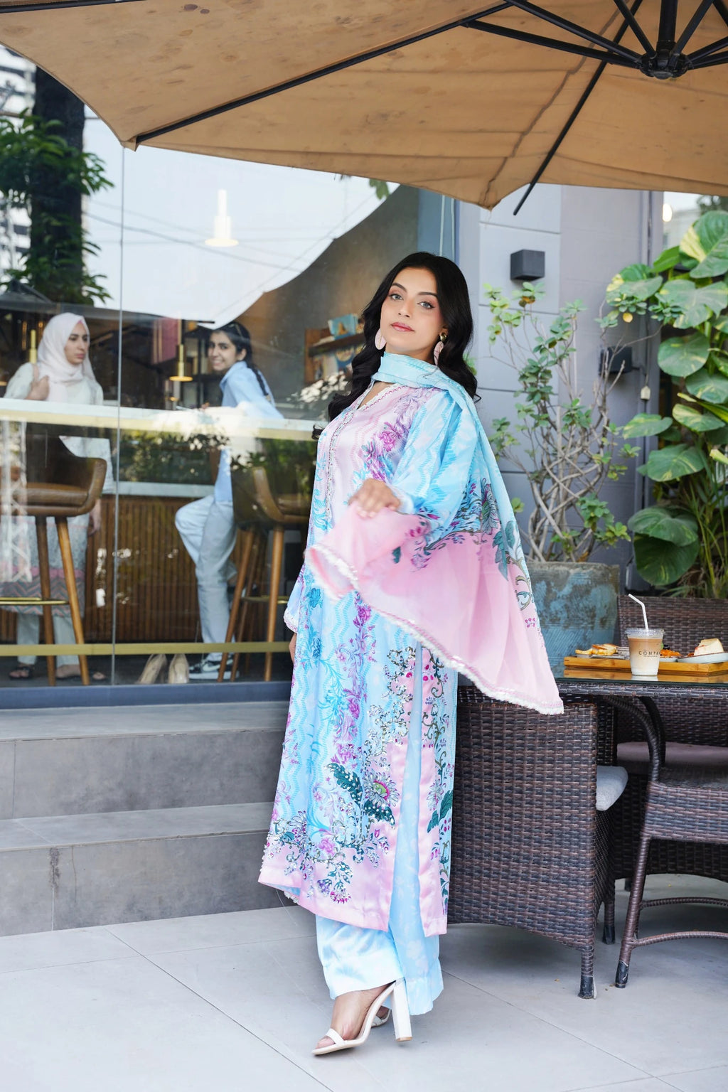 FC-D014 | 3-Piece Festive Silk Suit