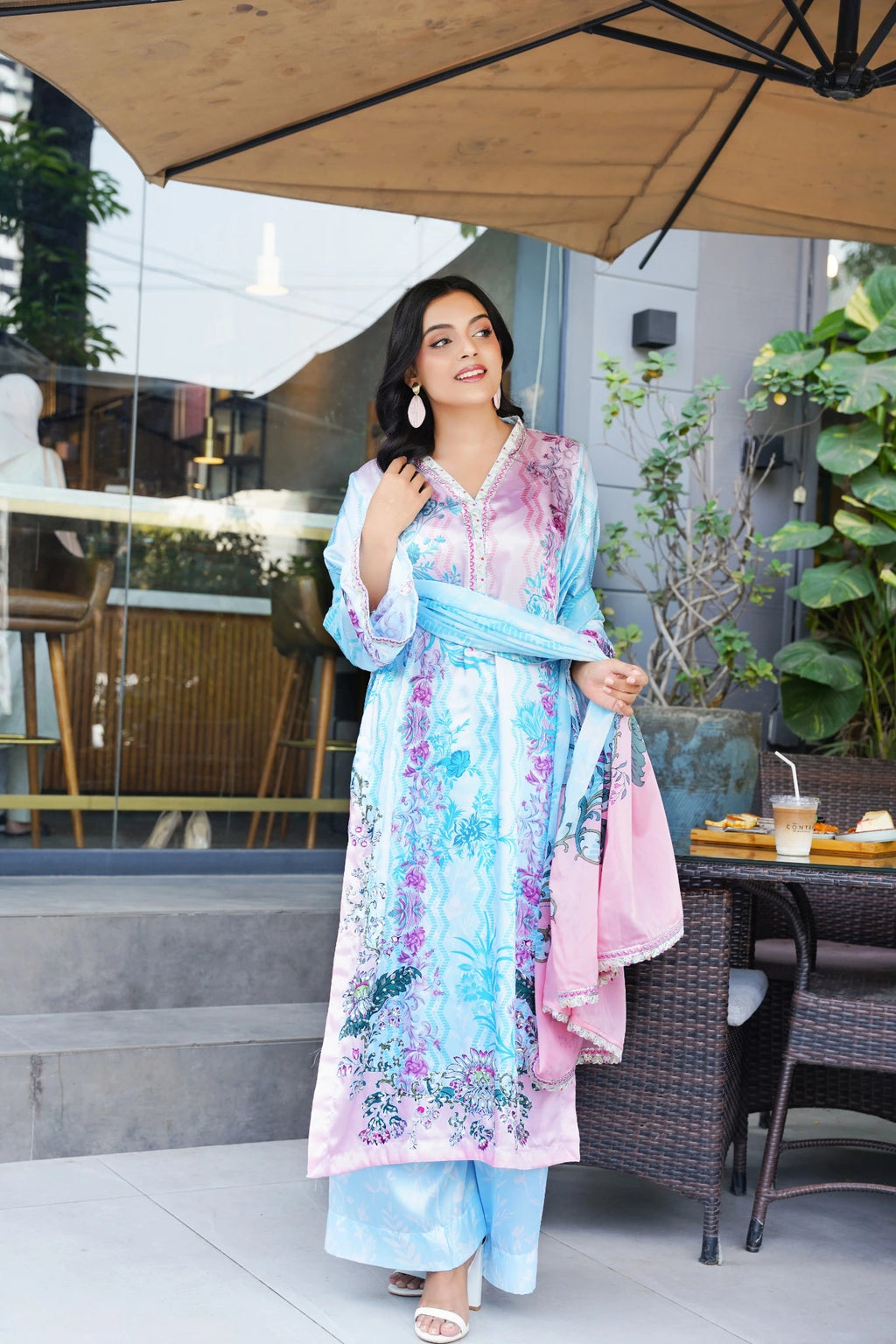 FC-D014 | 3-Piece Festive Silk Suit