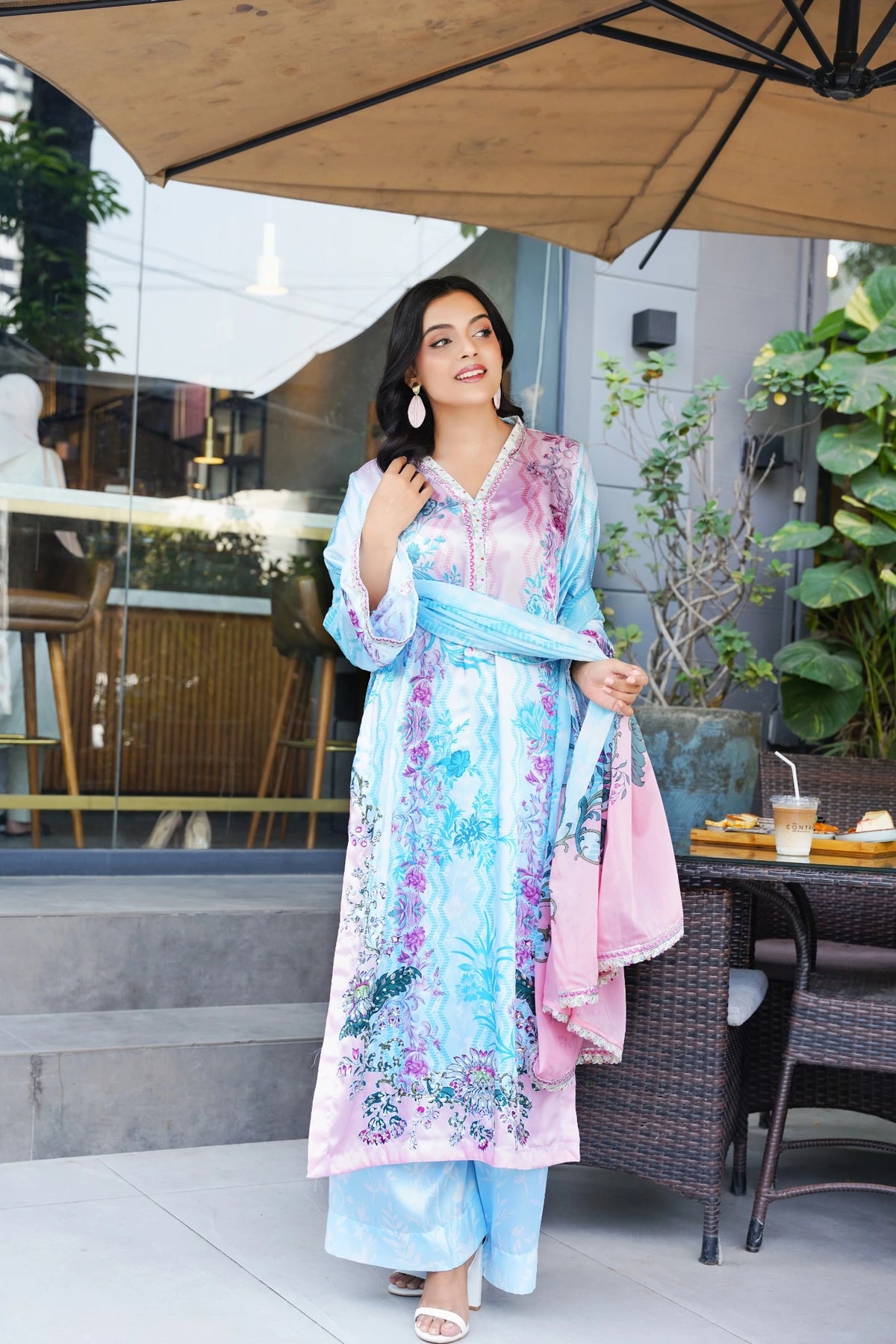 FC-D014 | 3-Piece Festive Silk Suit