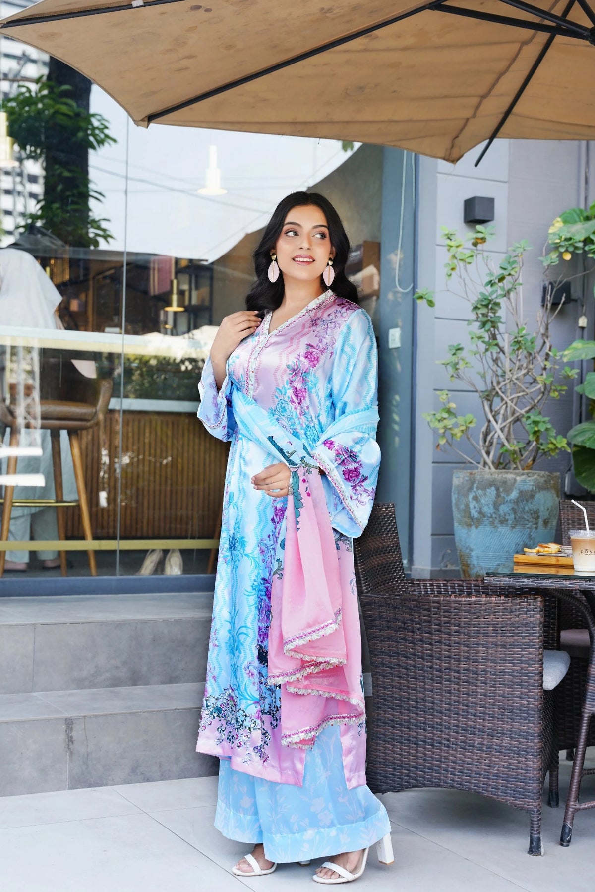 FC-D014 | 3-Piece Festive Silk Suit