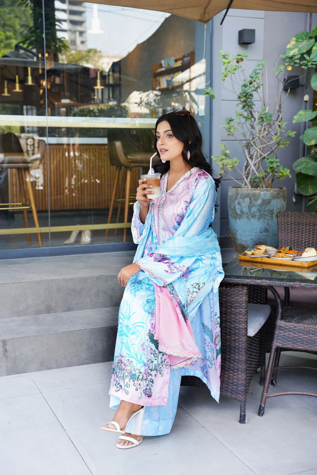 FC-D014 | 3-Piece Festive Silk Suit