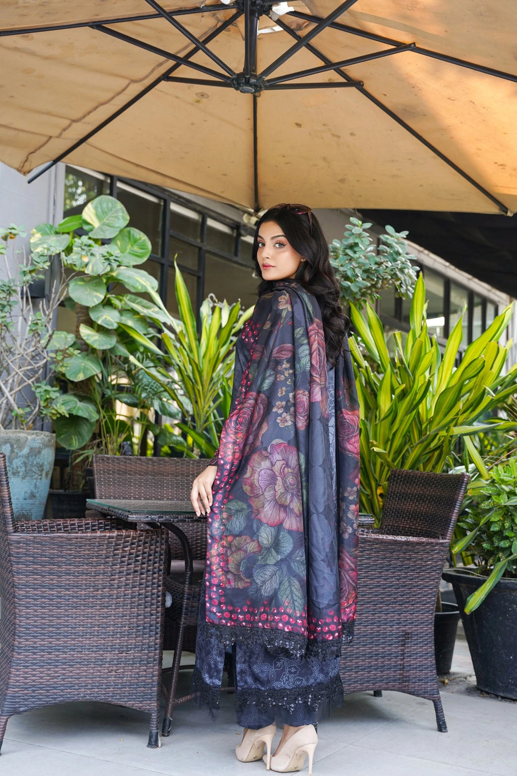 FC-D015 | 3-Piece Festive Silk Suit