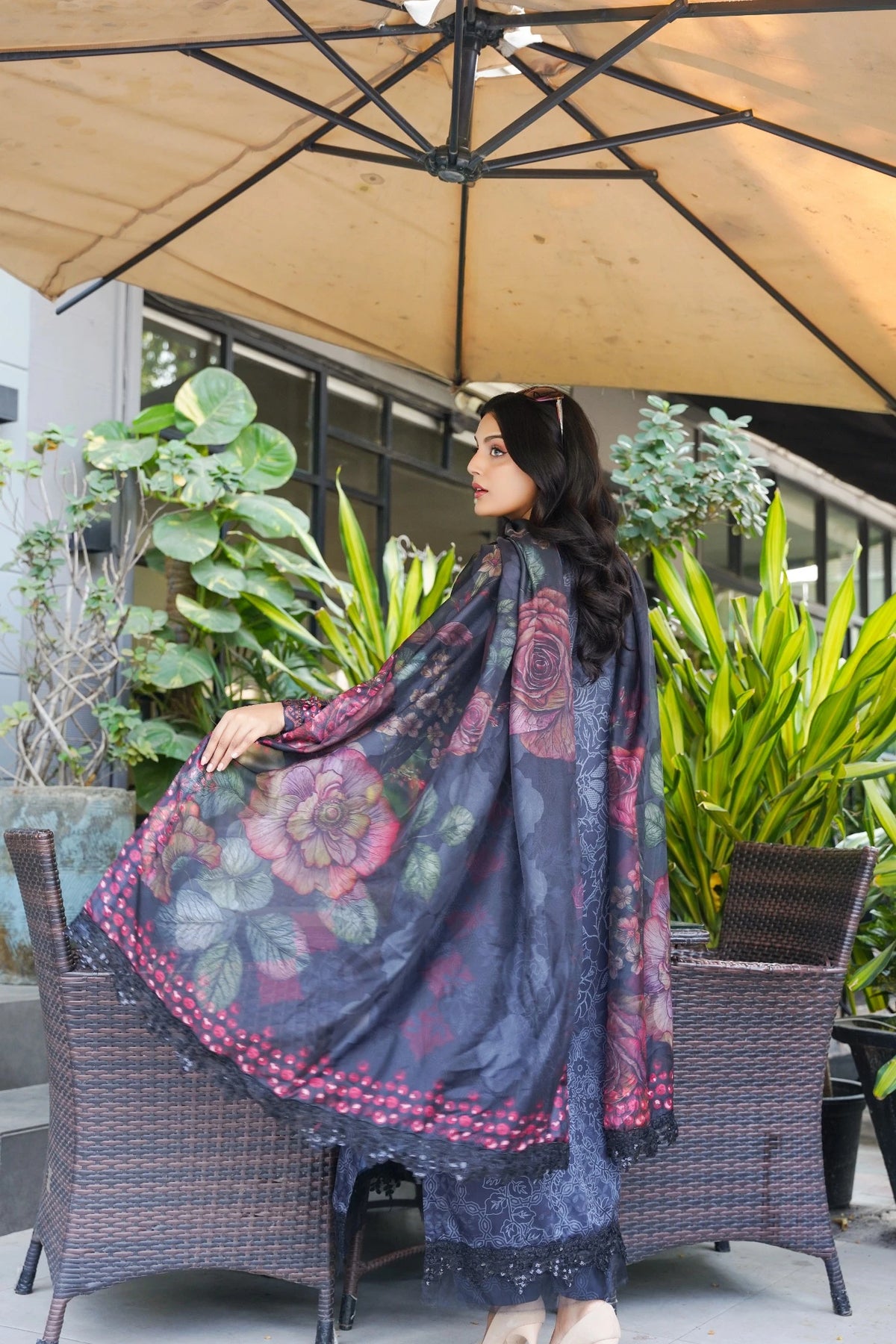 FC-D015 | 3-Piece Festive Silk Suit