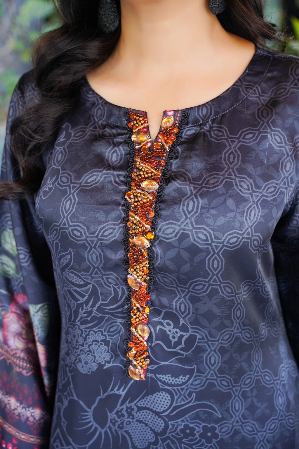 FC-D015 | 3-Piece Festive Silk Suit