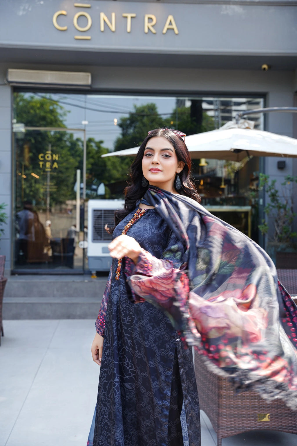 FC-D015 | 3-Piece Festive Silk Suit