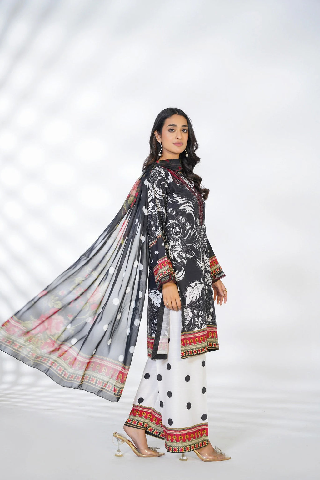 FC-D010 | 3-Piece Festive Silk Suit