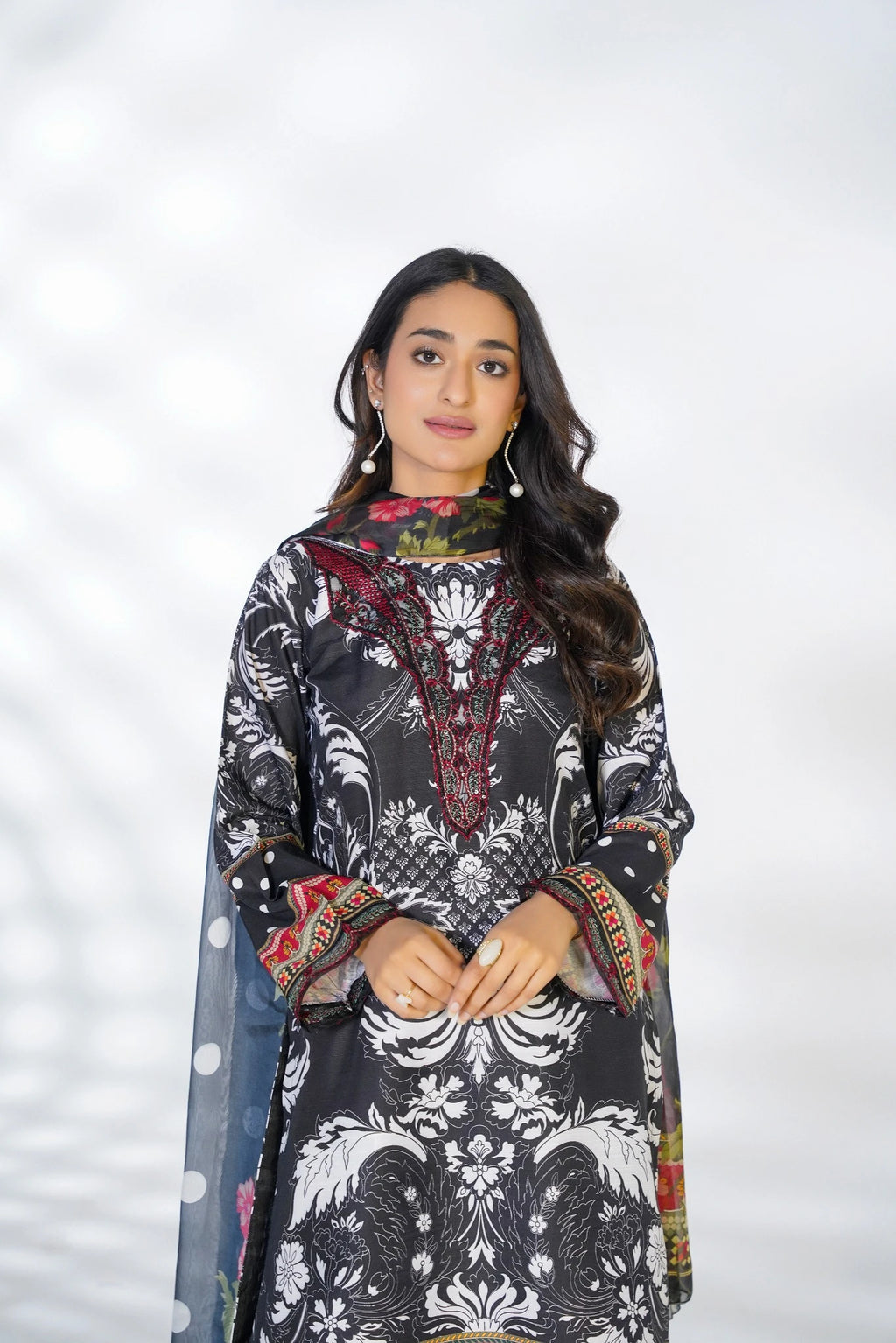 FC-D010 | 3-Piece Festive Silk Suit