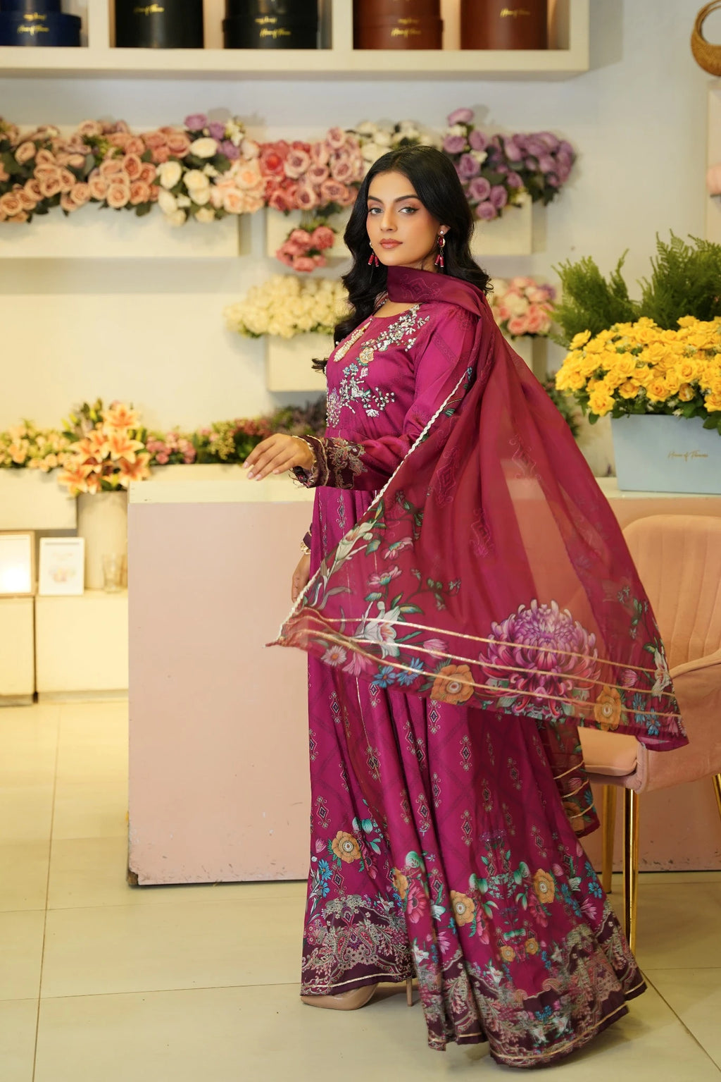 FC-D017 | 3-Piece Festive Silk Suit