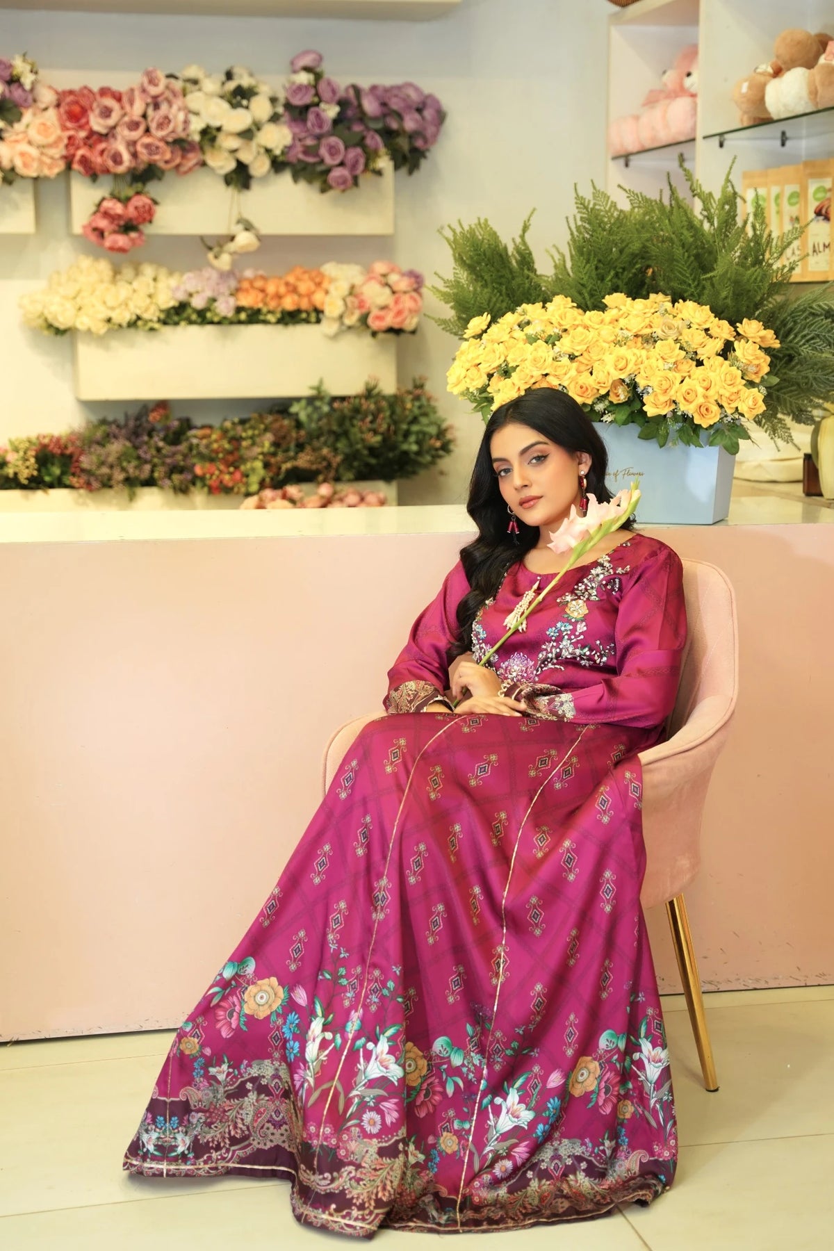 FC-D017 | 3-Piece Festive Silk Suit