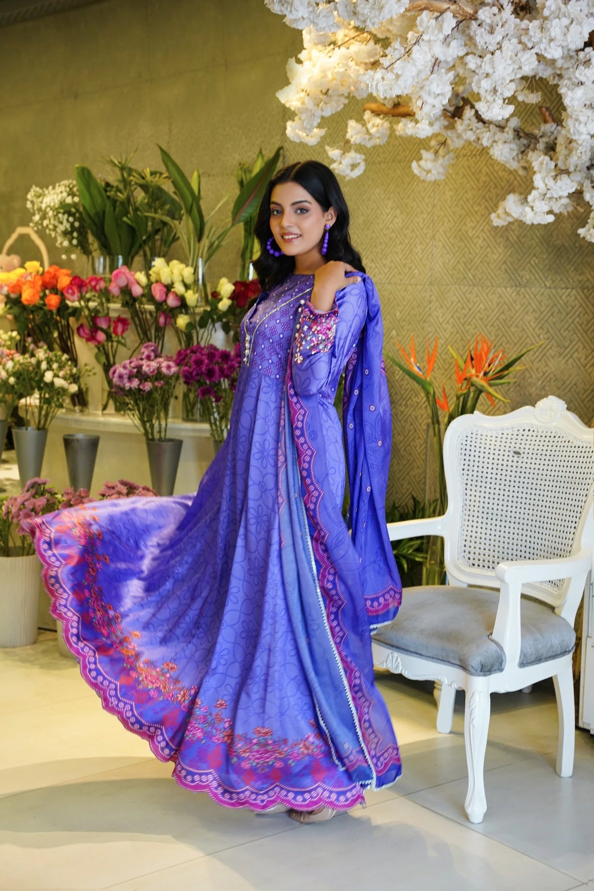 FC-D016 | 3-Piece Festive Silk Suit
