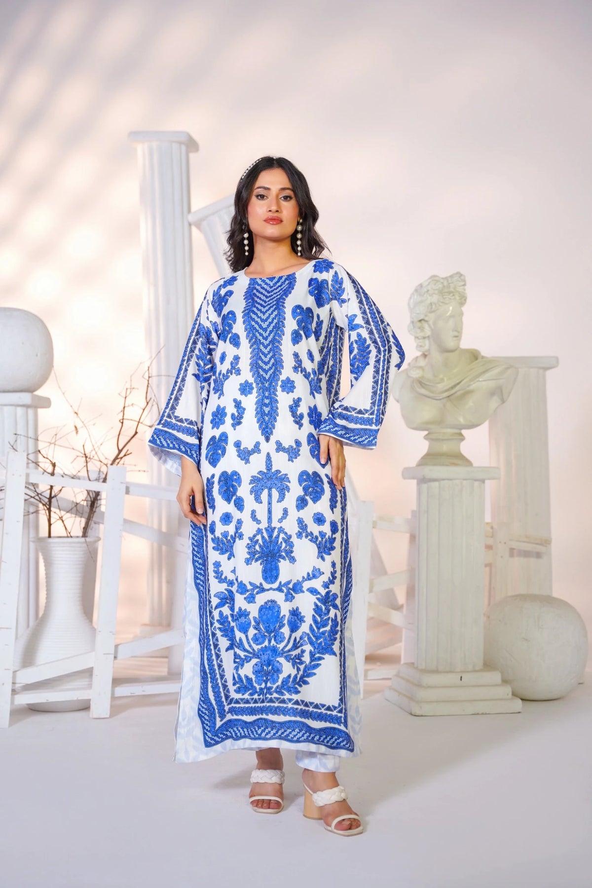 FC-D022 | 2-Piece Festive Silk Suit